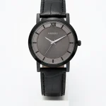 Alensso Signora A165 Women’s Analog Watch Gray Dial & Black Leather Strap