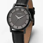 Alensso Signora A165 Women’s Analog Watch Gray Dial & Black Leather Strap