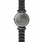 Alensso Signora A129 Women’s Analog Watch Classic Black Dial & Black Metal Chain Strap