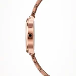 Alensso Signora A131 Women’s Fashion Watch – White Dial & Rose Gold-Tone Chain Strap