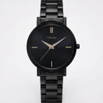 Alensso Signora A133 Women’s Analog Watch Black Dial & Black Metal Chain Strap