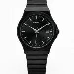 Alensso Signora A136 Women’s Analog Watch Black Dial & Black Metal Chain Strap