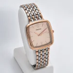 Alensso Signora A144 Women’s Fashion Watch Rose Gold Dial & Rose Gold-Silver Chain Strap