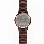 Alensso Sahib Series A143 Men’s Analog Watch – Coffee Brown Dial & Coffee Metal Chain Strap