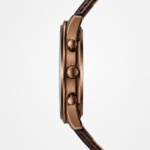Alensso DQ7 A161 Men’s Analog Watch Coffee Dial & Coffee Leather Strap