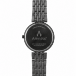 Alensso SIGNORA A141 Women’s Analog Watch White Dial & Black Chain Strap