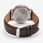 Alensso Sahib Series A151 Men’s Quartz Watch Coffee Dial & Coffee Leather Strap