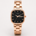 <span class="text-highlight">Alensso Signora A156</span> Women’s Analog Watch Black Dial & Rose Chain Strap