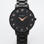 Alensso Sahib Series A138 Men’s Analog Watch Black Dial & Black Chain Strap